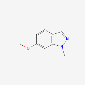 6-Methoxy-1-methyl-1H-indazole chemical structure (CAS 1236127-55-1)