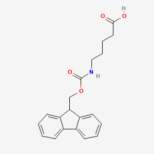5-(Fmoc-amino)valeric acid chemical structure (CAS 123622-48-0)