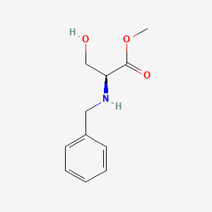 L-N-Benzylserine Methyl Ester chemical structure (CAS 123639-56-5)