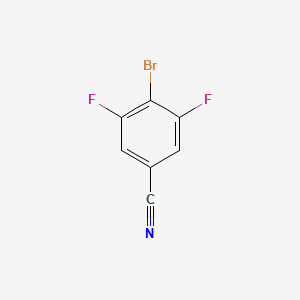 4-Bromo-3,5-difluorobenzonitrile chemical structure (CAS 123688-59-5)