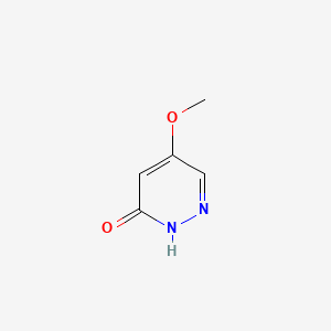 5-Methoxypyridazin-3(2H)-one chemical structure (CAS 123696-01-5)