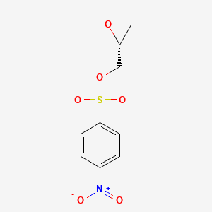(R)-Oxiran-2-ylmethyl 4-nitrobenzenesulfonate chemical structure (CAS 123750-60-7)