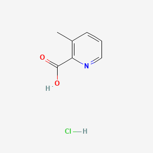 3-Methylpicolinic acid hydrochloride chemical structure (CAS 123811-72-3)
