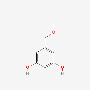 5-(Methoxymethyl)benzene-1,3-diol chemical structure (CAS 1238375-43-3)