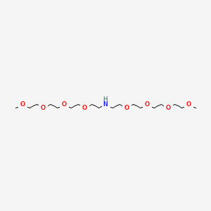 Di(2,5,8,11-tetraoxatridecan-13-yl)amine chemical structure (CAS 123852-08-4)