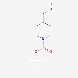 tert-Butyl 4-(hydroxymethyl)piperidine-1-carboxylate chemical structure (CAS 123855-51-6)