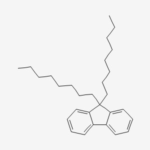 9,9-Dioctyl-9H-fluorene chemical structure (CAS 123863-99-0)