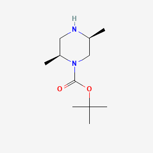 (2S,5S)-tert-Butyl 2,5-dimethylpiperazine-1-carboxylate chemical structure (CAS 1238951-37-5)