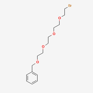 13-Bromo-1-phenyl-2,5,8,11-tetraoxatridecane chemical structure (CAS 1239369-02-8)