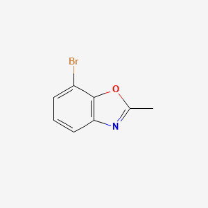 7-Bromo-2-methylbenzo[d]oxazole chemical structure (CAS 1239489-82-7)