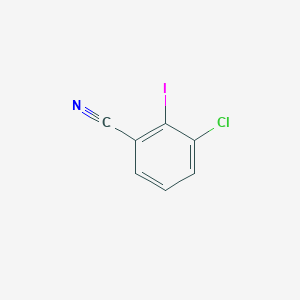 3-Chloro-2-iodobenzonitrile chemical structure (CAS 1239493-20-9)
