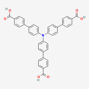 4',4''',4'''''-Nitrilotris(([1,1'-biphenyl]-4-carboxylic acid)) chemical structure (CAS 1239602-35-7)
