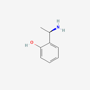 (R)-2-(1-Aminoethyl)phenol chemical structure (CAS 123983-05-1)