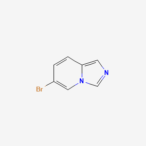 6-Bromoimidazo[1,5-a]pyridine chemical structure (CAS 1239880-00-2)