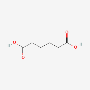 Hexanedioc acid chemical structure (CAS 124-04-9)