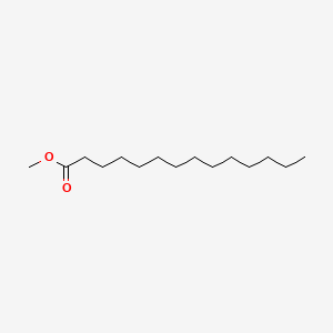 Methyl tetradecanoate chemical structure (CAS 124-10-7)