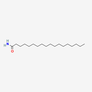 Octadecanamide chemical structure (CAS 124-26-5)