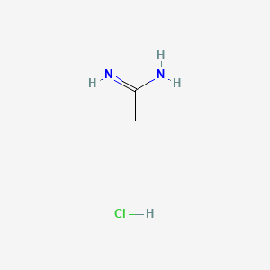 Acetamidine hydrochloride chemical structure (CAS 124-42-5)