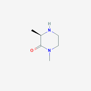 (R)-1,3-Dimethylpiperazin-2-one chemical structure (CAS 1240300-33-7)