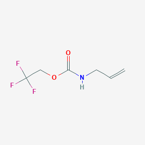 2,2,2-Trifluoroethyl allylcarbamate chemical structure (CAS 1240527-16-5)