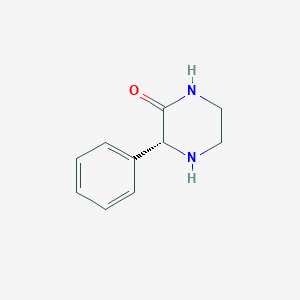 (R)-3-Phenylpiperazin-2-one chemical structure (CAS 1240585-54-9)