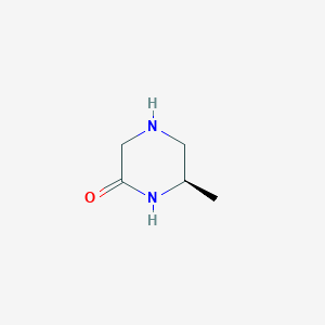 (R)-6-Methylpiperazin-2-one chemical structure (CAS 1240589-57-4)