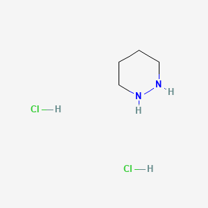 Hexahydropyridazine dihydrochloride chemical structure (CAS 124072-89-5)