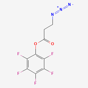 Perfluorophenyl 3-azidopropanoate chemical structure (CAS 1240801-10-8)