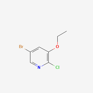 5-Bromo-2-chloro-3-ethoxypyridine chemical structure (CAS 1241752-29-3)