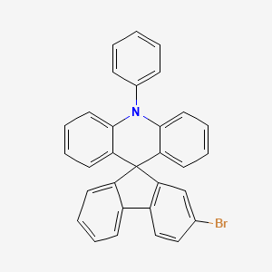 2'-Bromo-10-phenyl-10H-spiro[acridine-9,9'-fluorene] chemical structure (CAS 1241891-64-4)