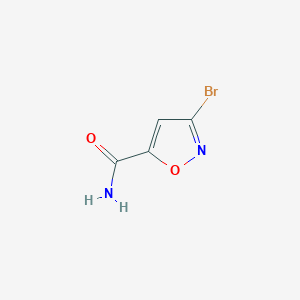 3-Bromoisoxazole-5-carboxamide chemical structure (CAS 1241897-93-7)