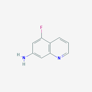 5-Fluoroquinolin-7-amine chemical structure (CAS 1242094-73-0)
