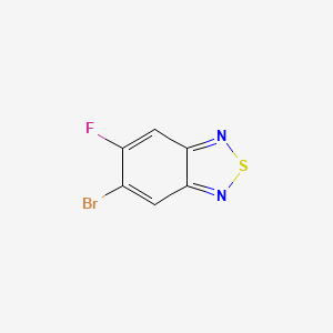5-Bromo-6-fluorobenzo[c][1,2,5]thiadiazole chemical structure (CAS 1242336-51-1)