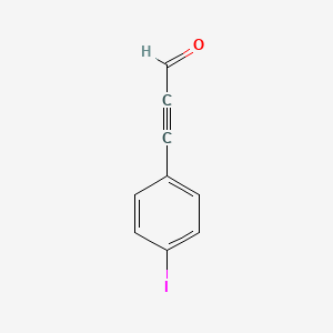 3-(4-Iodophenyl)propiolaldehyde chemical structure (CAS 1242772-11-7)