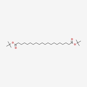 Di-tert-butyl icosanedioate chemical structure (CAS 1242820-90-1)