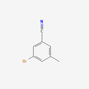 3-Bromo-5-methylbenzonitrile chemical structure (CAS 124289-21-0)