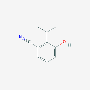 3-Hydroxy-2-isopropylbenzonitrile chemical structure (CAS 1243279-74-4)