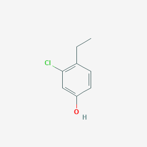 3-Chloro-4-ethylphenol chemical structure (CAS 1243290-06-3)