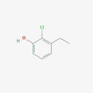 2-Chloro-3-ethylphenol chemical structure (CAS 1243365-44-7)