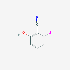 2-Hydroxy-6-iodobenzonitrile chemical structure (CAS 1243461-96-2)