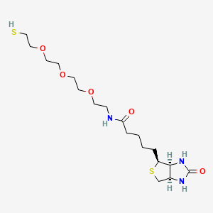 Biotin-PEG3-SH chemical structure (CAS 1244028-52-1)
