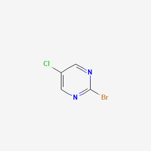 2-Bromo-5-chloropyrimidine chemical structure (CAS 124405-67-0)