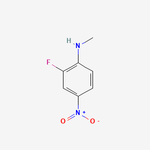 2-Fluoro-N-methyl-4-nitroaniline chemical structure (CAS 124431-92-1)