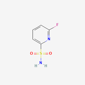 6-Fluoropyridine-2-sulfonamide chemical structure (CAS 124433-70-1)