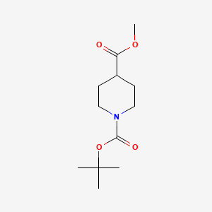 1-tert-Butyl 4-methyl piperidine-1,4-dicarboxylate chemical structure (CAS 124443-68-1)
