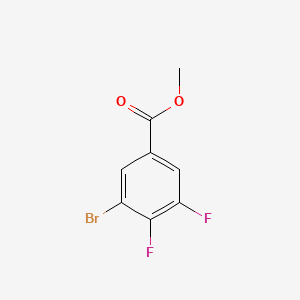 Methyl 3-bromo-4,5-difluorobenzoate chemical structure (CAS 1244642-70-3)