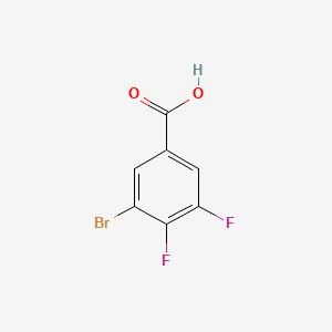 3-Bromo-4,5-difluorobenzoic acid chemical structure (CAS 1244642-73-6)