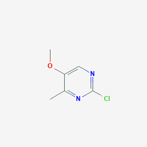 2-Chloro-5-methoxy-4-methylpyrimidine chemical structure (CAS 1245506-61-9)