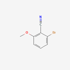 2-Bromo-6-methoxybenzonitrile chemical structure (CAS 1245647-50-0)