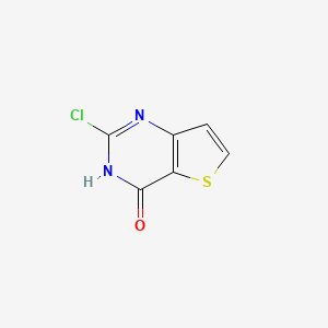 2-Chlorothieno[3,2-d]pyrimidin-4(3H)-one chemical structure (CAS 1245811-20-4)